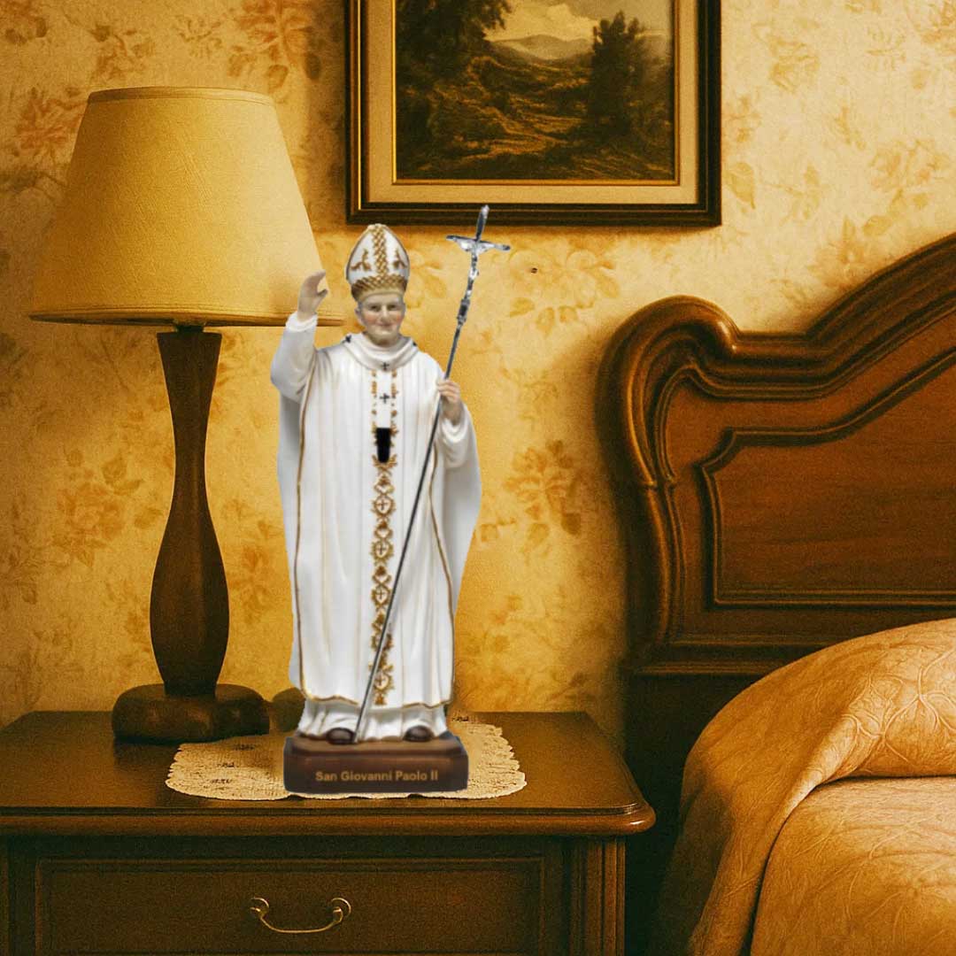 Statua San Giovanni Paolo II - altezza 12,5cm