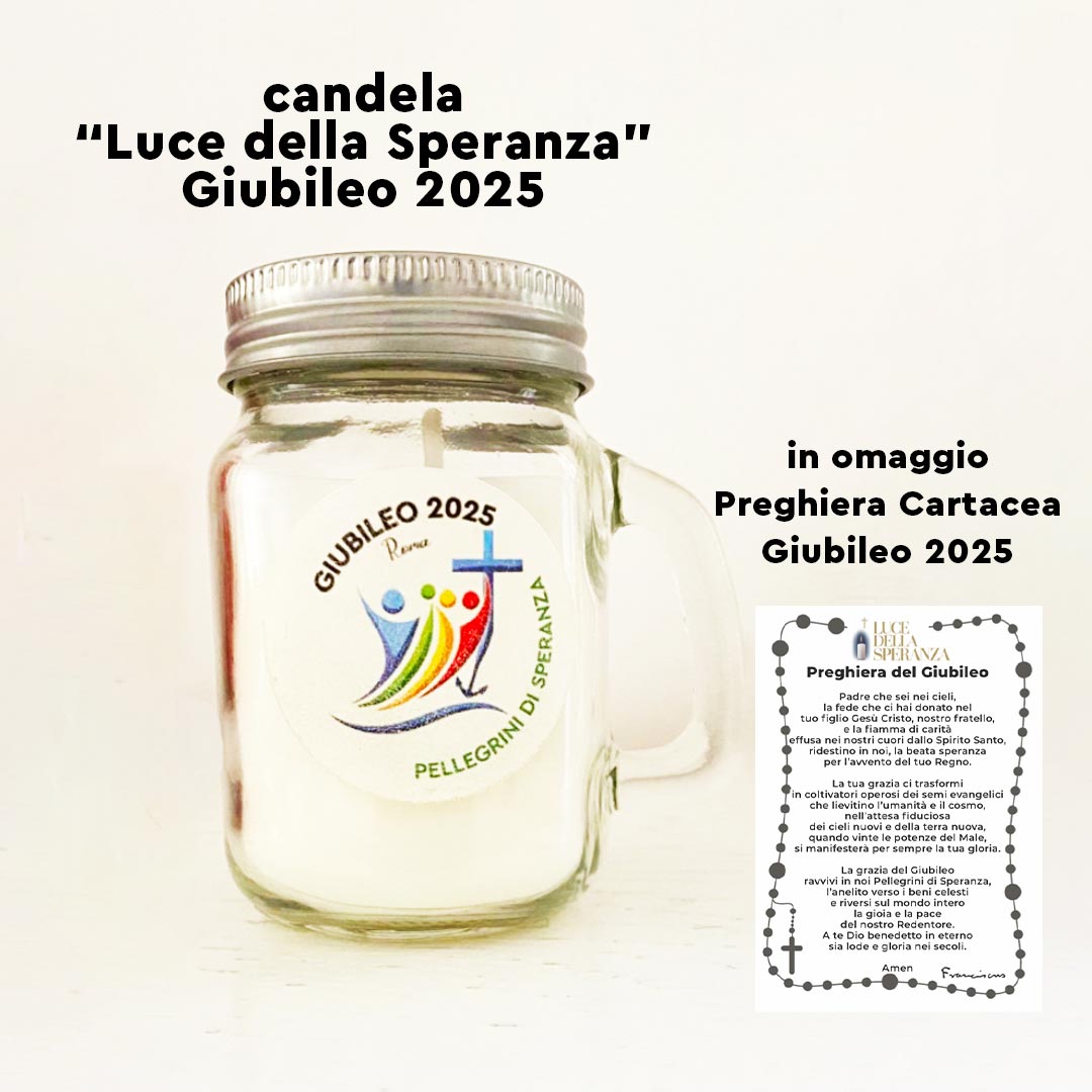 Jubiläumskerze 2025 - Licht der Hoffnung