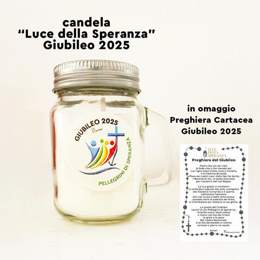 Jubiläumskerze 2025 - Licht der Hoffnung