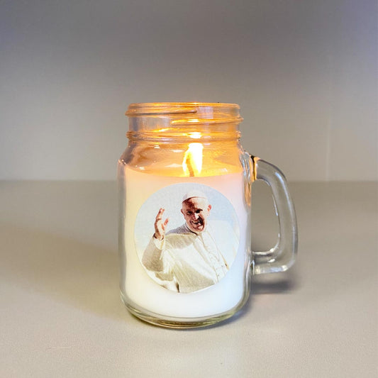 Papst Franziskus Kerze