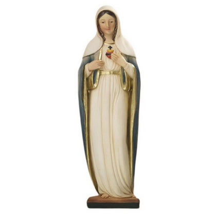 Statua Sacro Cuore di Maria - altezza 12,5cm