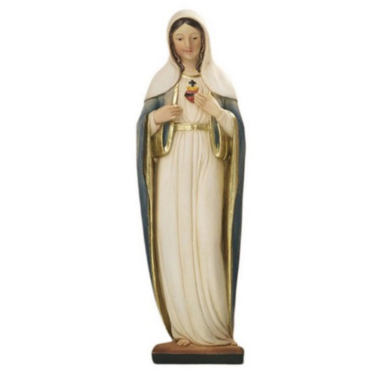 Statua Sacro Cuore di Maria - altezza 12,5cm